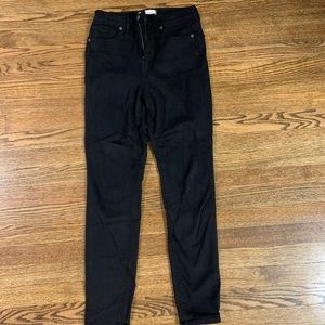 Madewell black denim jeans